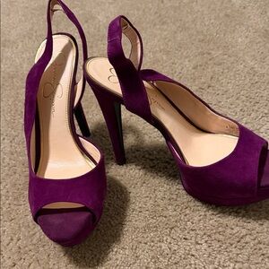 Elegant Purple Women's Heels
